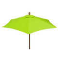 7' Wood/Fiberglass Market Umbrella